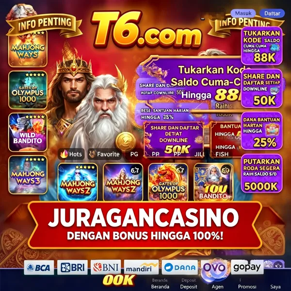 T6 Maxwin Pola Gacor Hari Ini